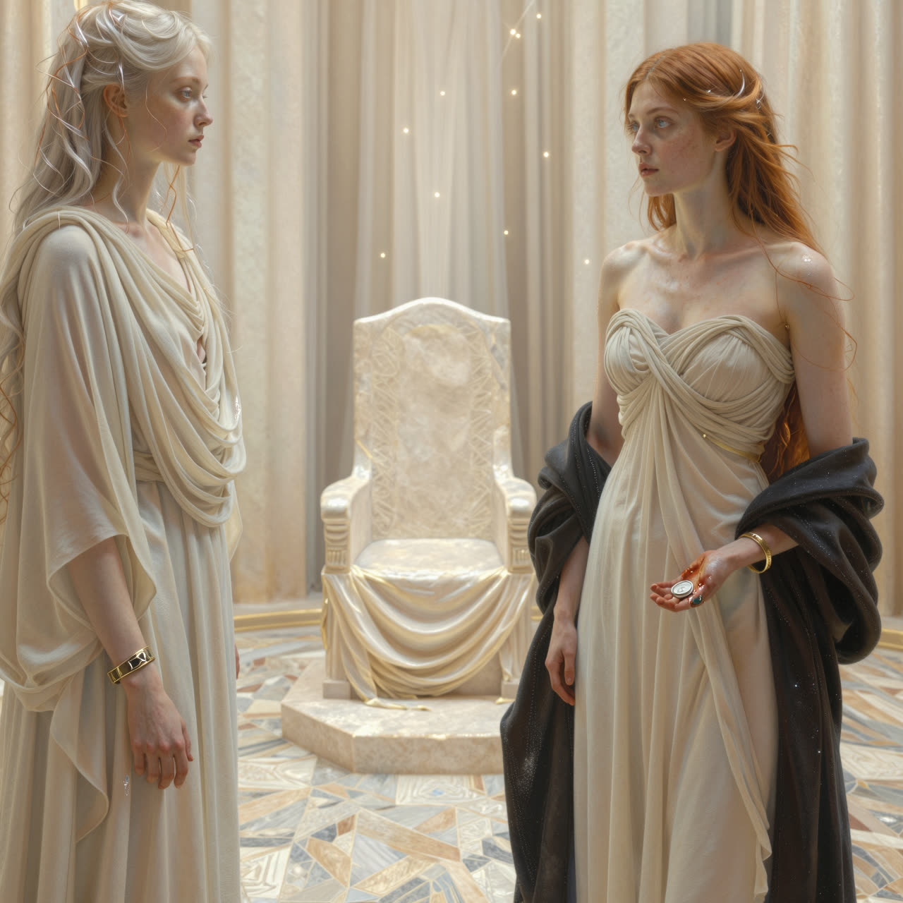 Liraël before the empty throne